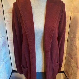 Women's heavyweight hooded sweater